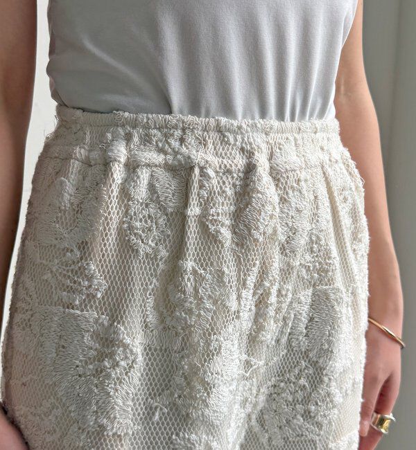  「【セットアップ可能】メッシュレースパンツ」|チノ|