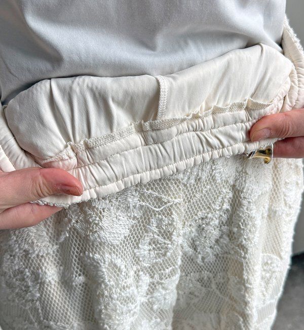  「【セットアップ可能】メッシュレースパンツ」|チノ|