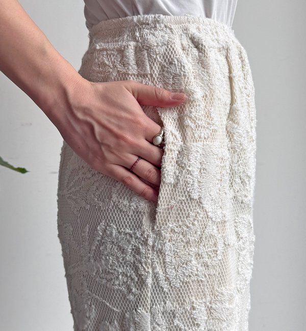  「【セットアップ可能】メッシュレースパンツ」|チノ|