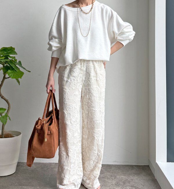  「【セットアップ可能】メッシュレースパンツ」|チノ|