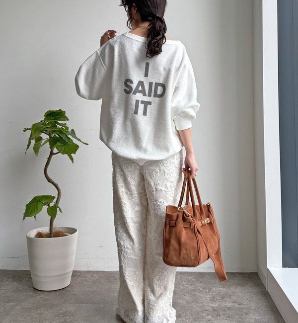  「【セットアップ可能】メッシュレースパンツ」|チノ|