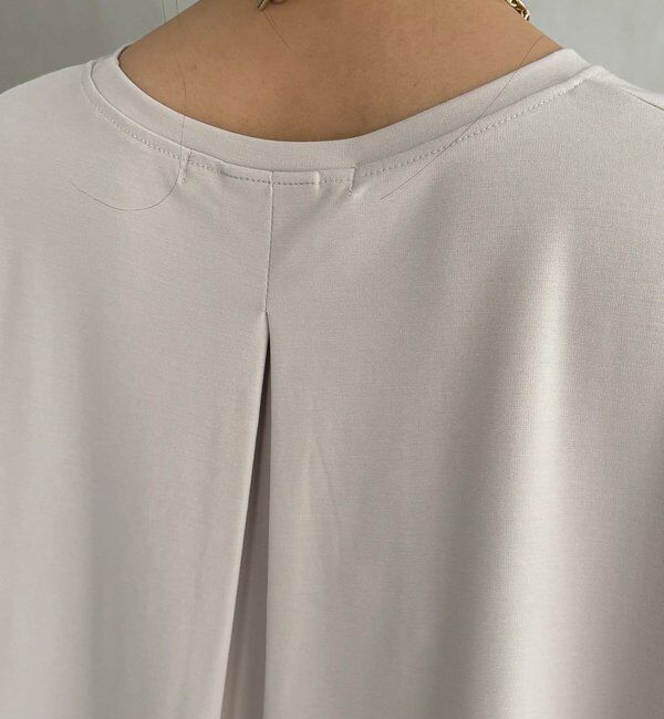  「【WEB限定】シフォン切替トップス」|シャツ・ブラウス|