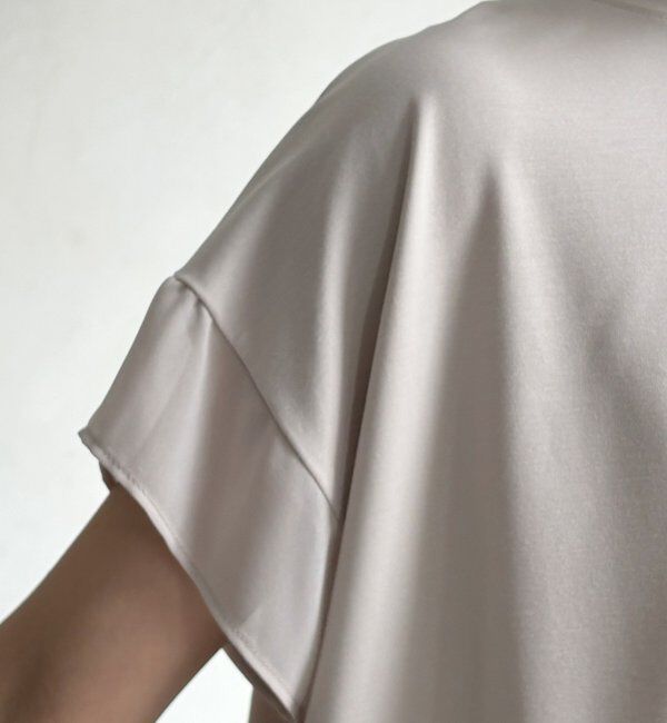  「【WEB限定】シフォン切替トップス」|シャツ・ブラウス|