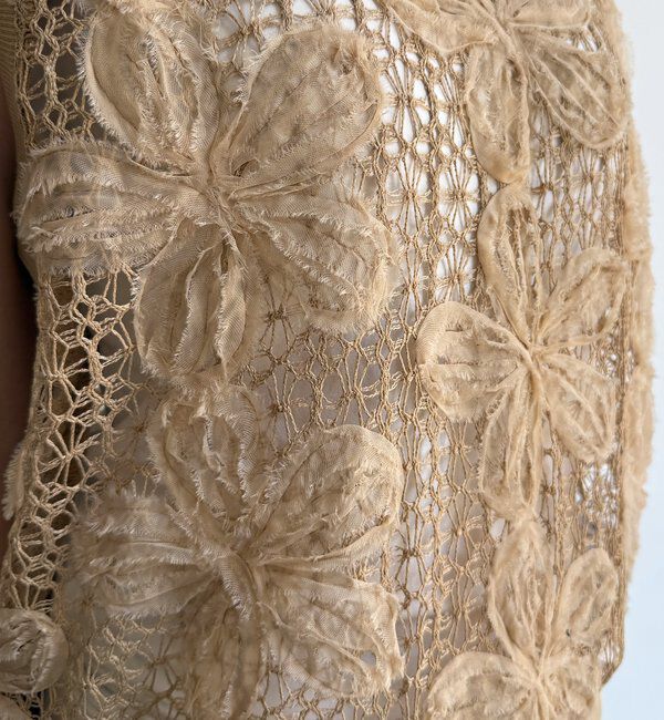  「【WEB限定】かぎ編み風レースベスト」|シャツ・ブラウス|