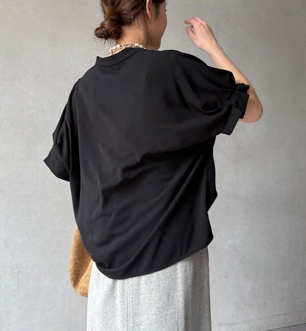  「【WEB限定】接触冷感スキッパーシャツ」|シャツ・ブラウス|