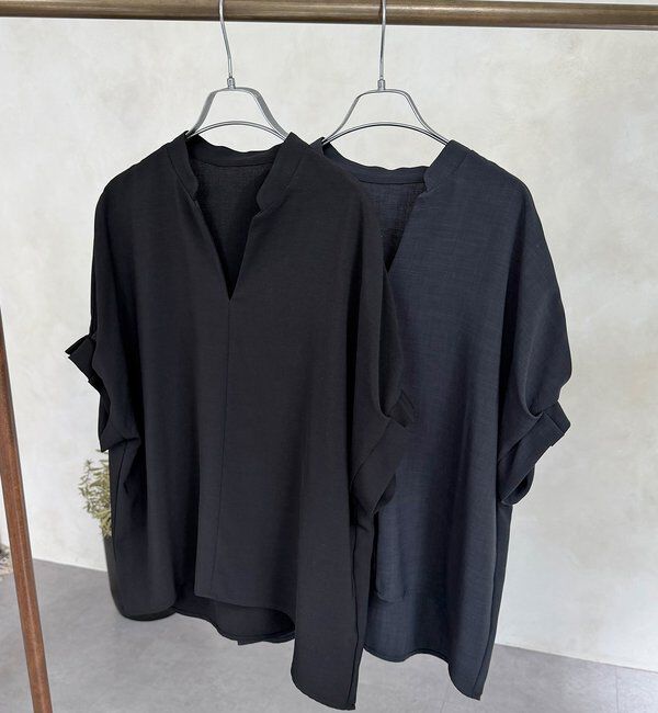  「【WEB限定】接触冷感スキッパーシャツ」|シャツ・ブラウス|