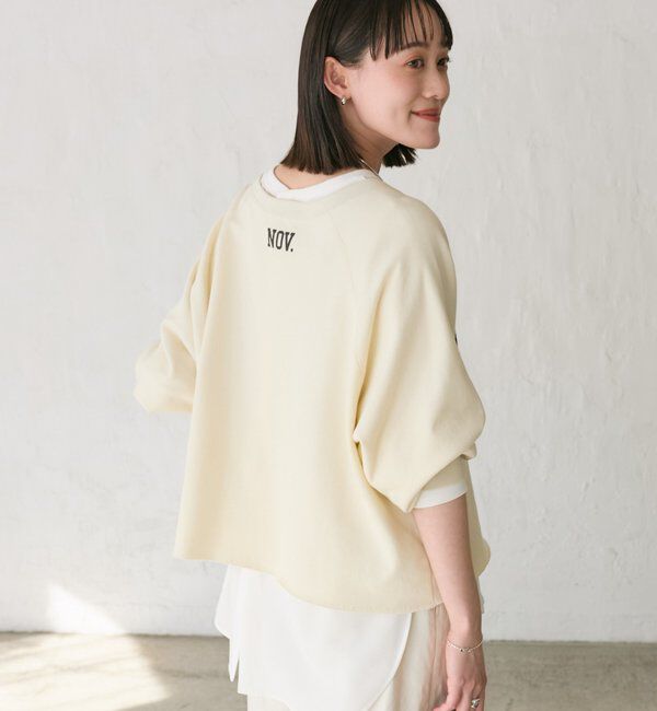  「【Yossshiiii企画】ワイドロゴカットオフスエット」|Tシャツ・カットソー|