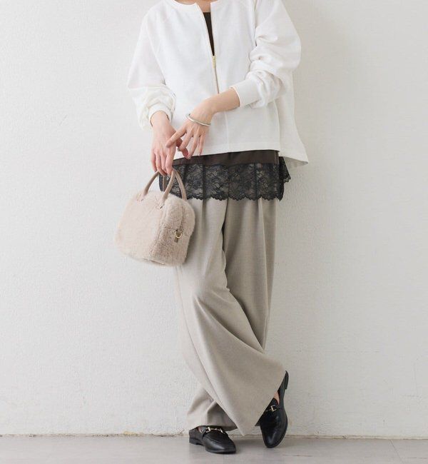  「【新色追加/抜け感◎】ハーフZIPスウェット」|Tシャツ・カットソー|