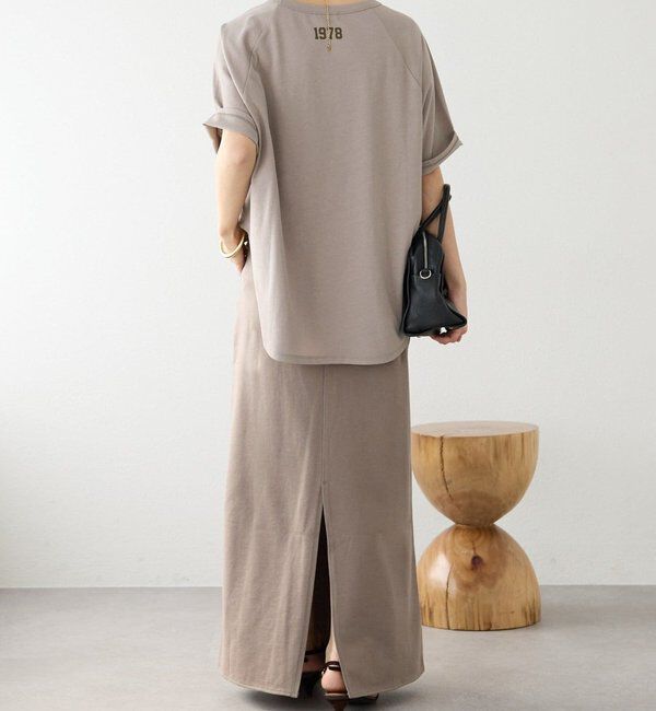  「予約【イージーな着心地】スエットロングスカート」|スカート|