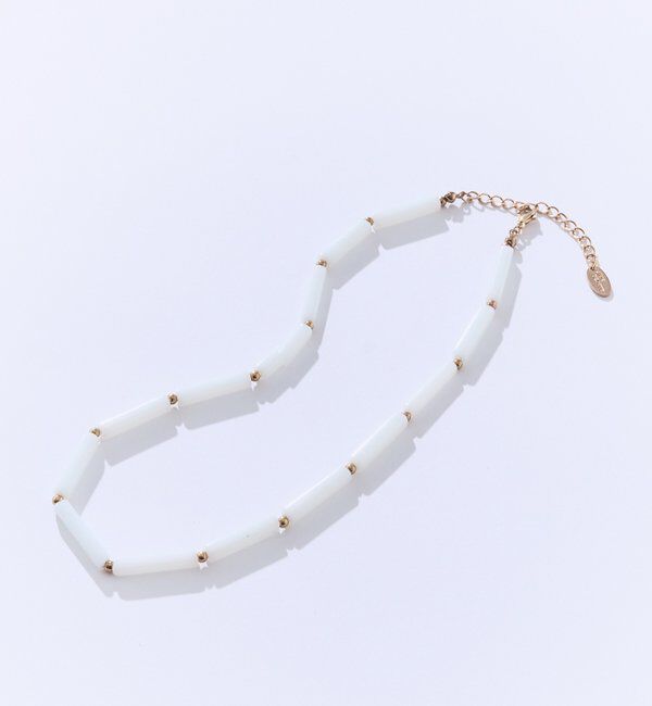  「予約【軽やかな装いのアクセントに】カラービーズネックレス」|ネックレス|