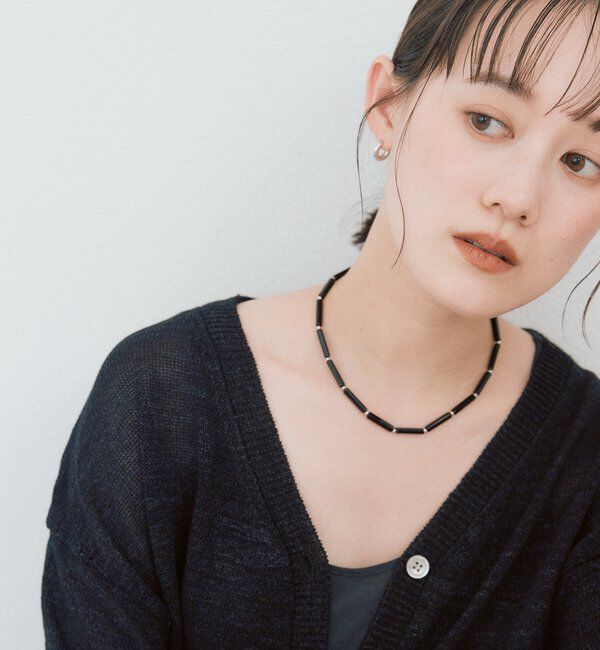  「予約【軽やかな装いのアクセントに】カラービーズネックレス」|ネックレス|