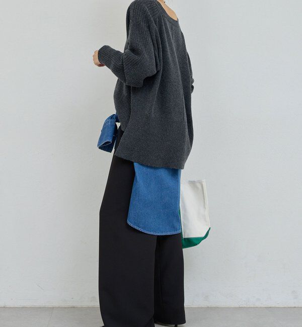  「【脱マンネリニット】【MANAKAコラボ】フードセットニット」|ニット・セーター|