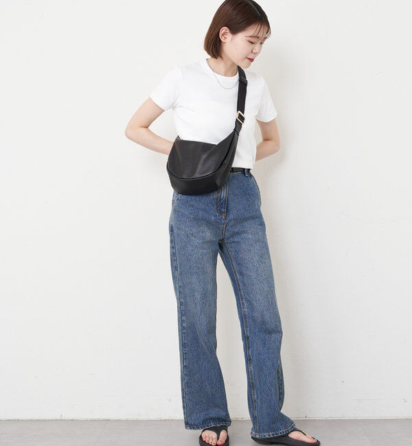  「ソフトレザーラウンドショルダーバッグ」|ショルダー・メッセンジャー|