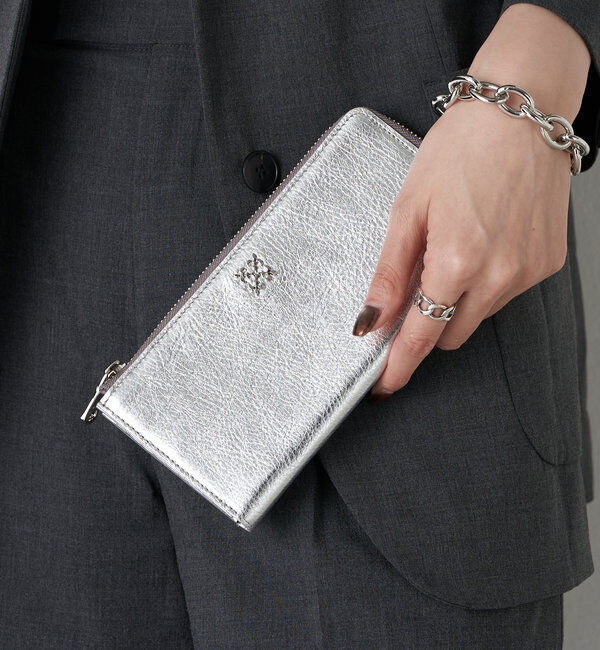  「ミニモノグラムプレートロングウォレット」|財布|