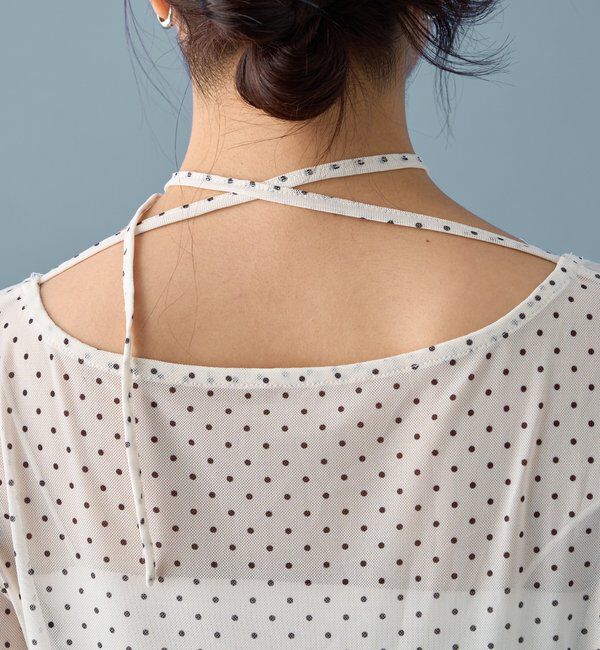  「ドットティアードプルオーバー」|Tシャツ・カットソー|