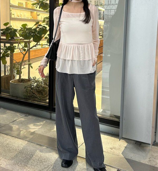  「ドットティアードプルオーバー」|Tシャツ・カットソー|