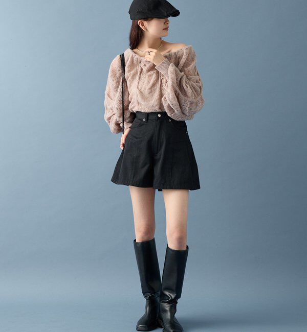  「ウェーブシアーホイップニット」|ニット・セーター|