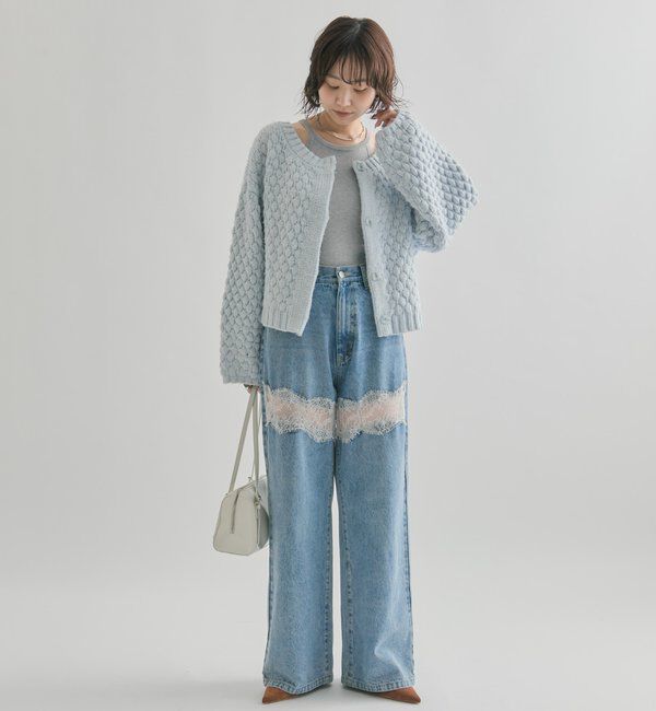  「ポコポコニットカーディガン」|カーディガン|