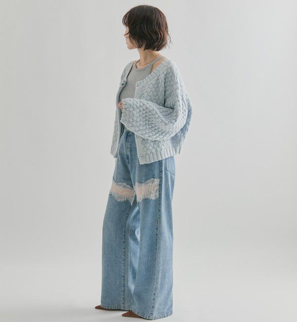  「ポコポコニットカーディガン」|カーディガン|