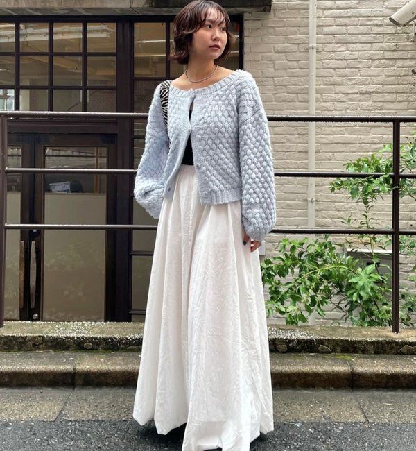  「ポコポコニットカーディガン」|カーディガン|