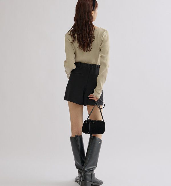  「オフショルリブニット」|ニット・セーター|