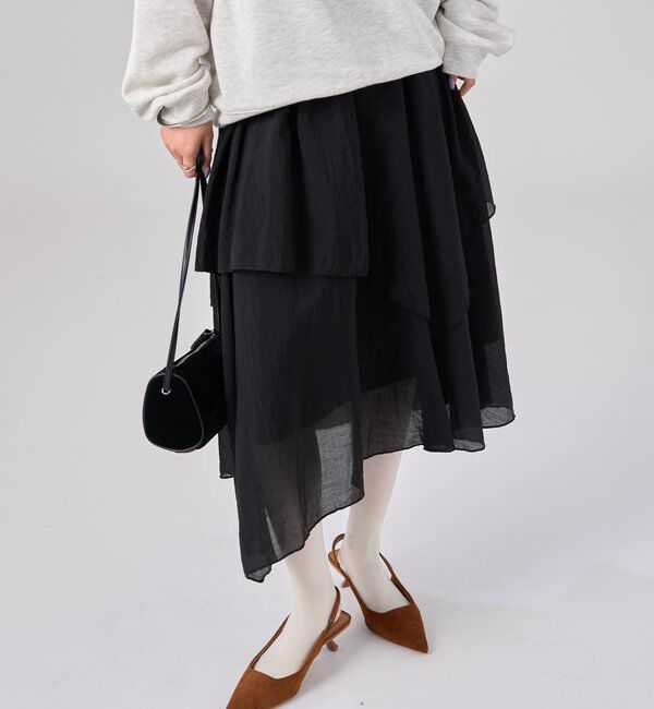  「フリルアシメスカート」|スカート|