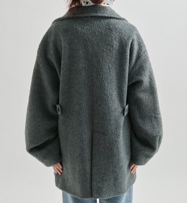  「ウール混 シャギーミドルコート」|その他|
