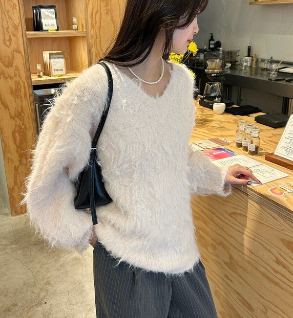  「ふわふわシャギーニット」|ニット・セーター|