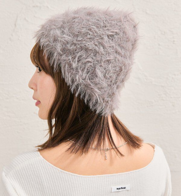  「シャギーニット帽」|ハット|