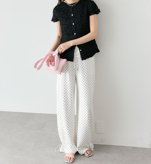  「裾ドロストスウェットパンツ」|チノ|