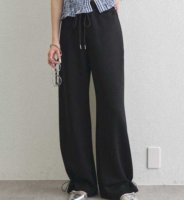  「裾ドロストスウェットパンツ」|チノ|