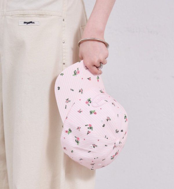  「フラワーストライプキャップ」|ハット|