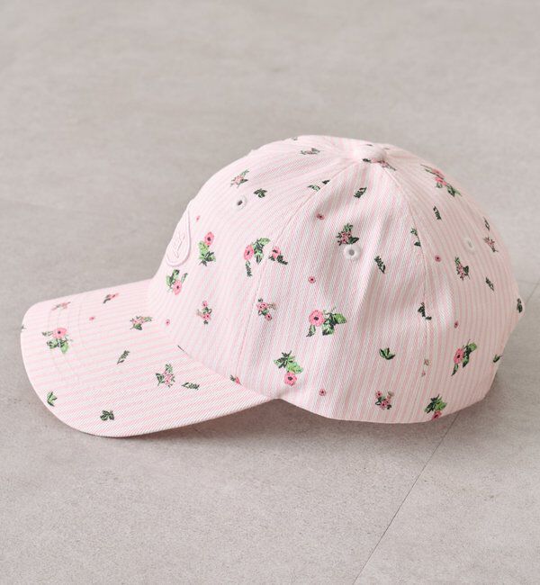  「フラワーストライプキャップ」|ハット|