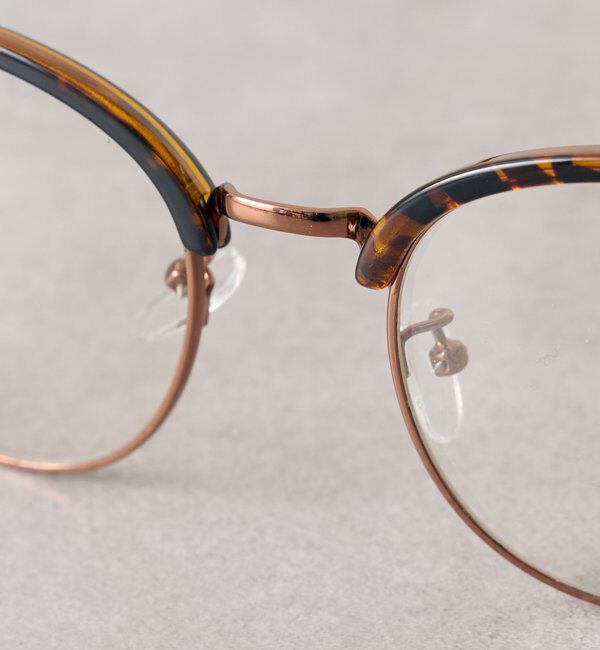  「マーブルハーフリムメガネ」|サングラス|