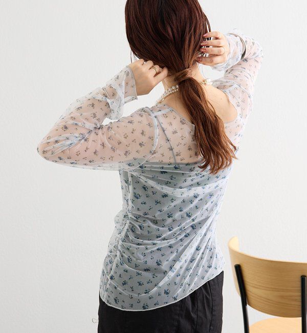  「プリントシアーロンT」|Tシャツ・カットソー|