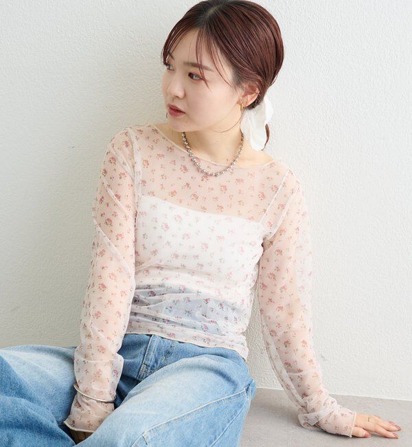  「プリントシアーロンT」|Tシャツ・カットソー|