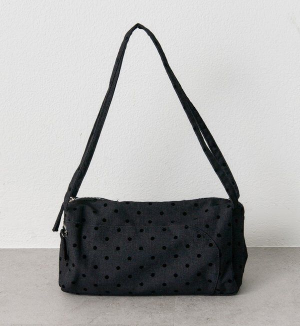  「ワイドボストンドットBAG」|トートバッグ|ブラック