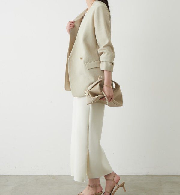  「【Lサイズも登場！】ポンチZIPタイトスカート」|スカート|