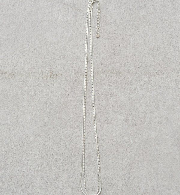  「【GALENA/ガレナ】SV925ダブルネックレス」|リング|シルバー