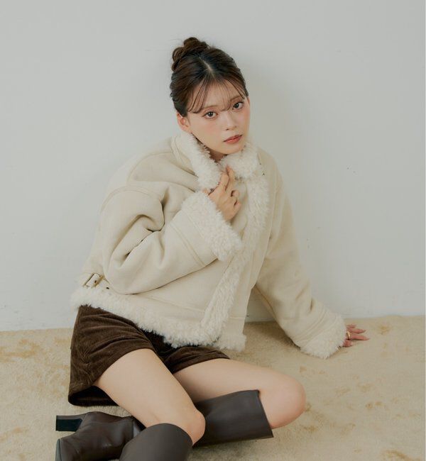  「ボアレザーライダースジャケット」|その他|