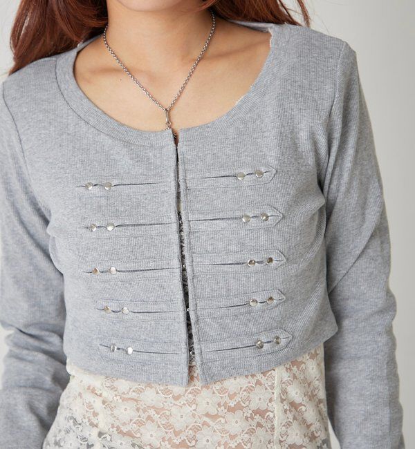  「【WEB限定サイズあり】ナポレオンショートトップス」|Tシャツ・カットソー|