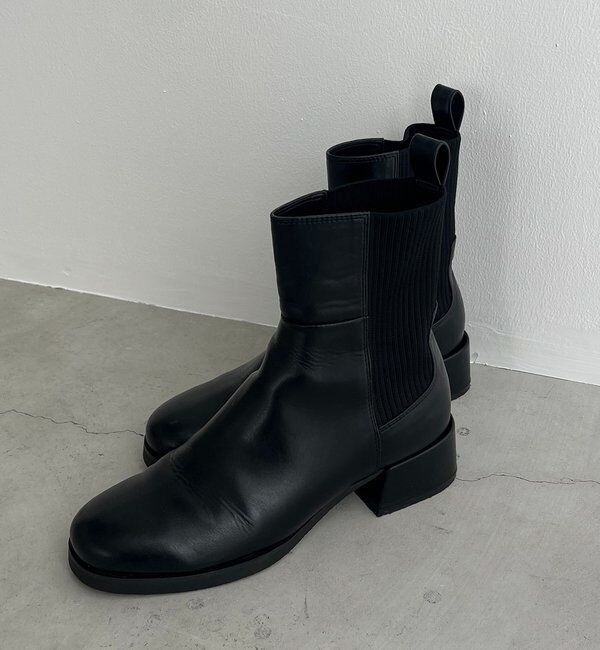  「【話題の人気シューズが再登場！】リブ切替ショートブーツ」|ロングブーツ|