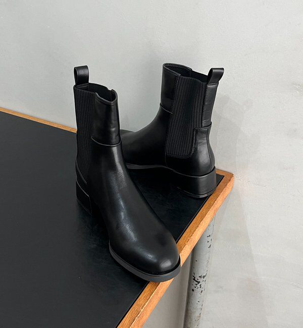  「【話題の人気シューズが再登場！】リブ切替ショートブーツ」|ロングブーツ|