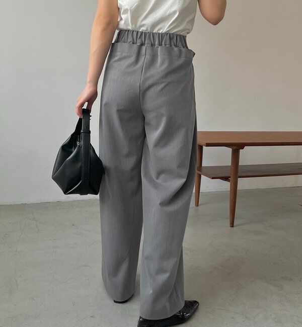  「【低身長サイズあり】ギャザーフリルパンツ」|チノ|