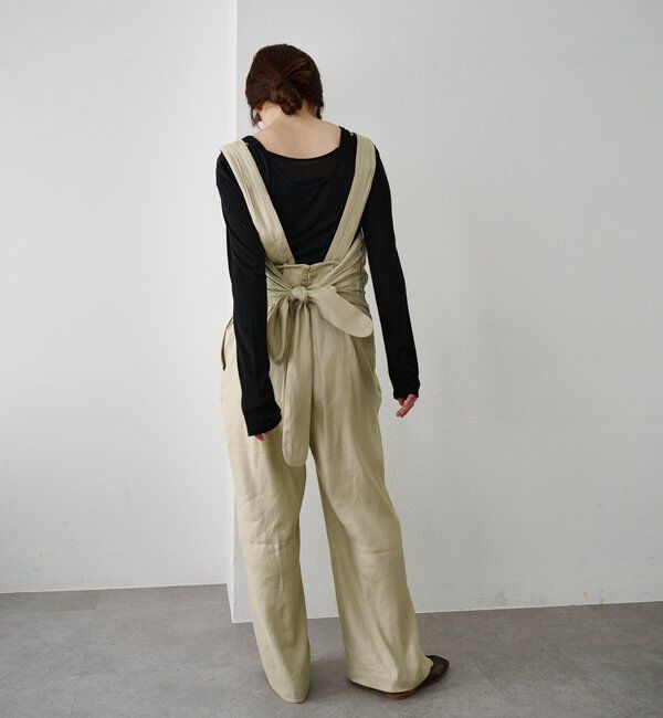  「バックリボンイージーサロペット」|オールインワン|