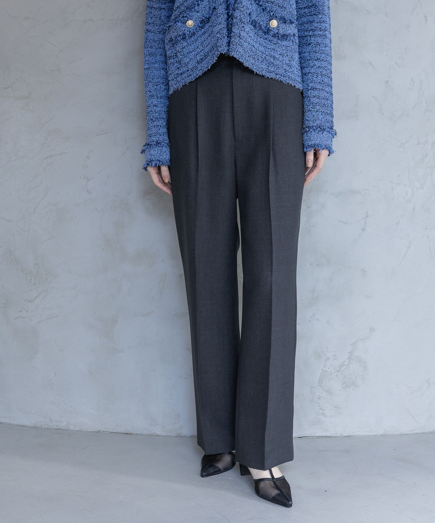 A part by 「【セットアップ着用可能】LNTストレートパンツ」|チノ|ネイビー