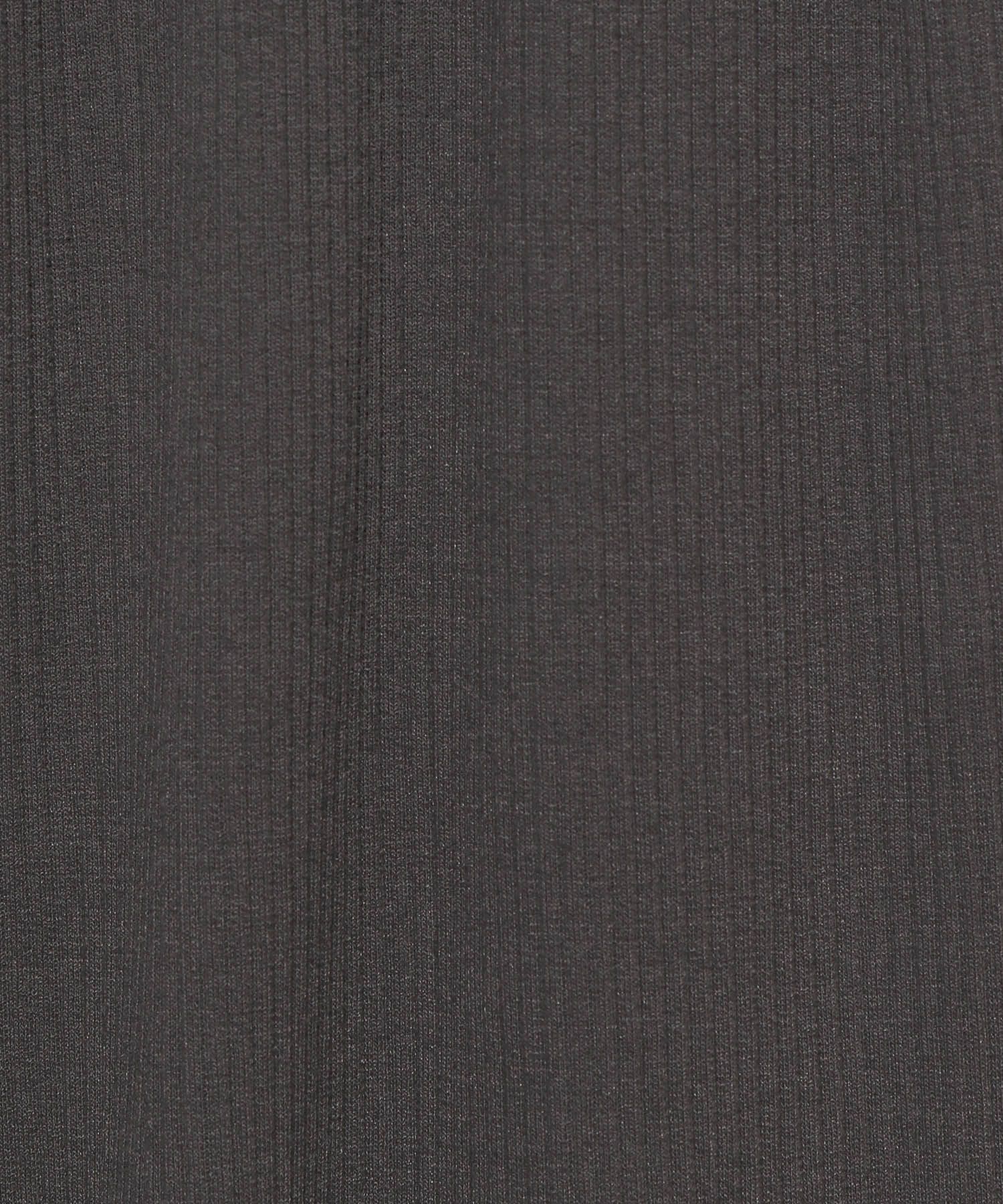 LOWRYS FARM「カットリブセミフレアパンツ」|チノ|