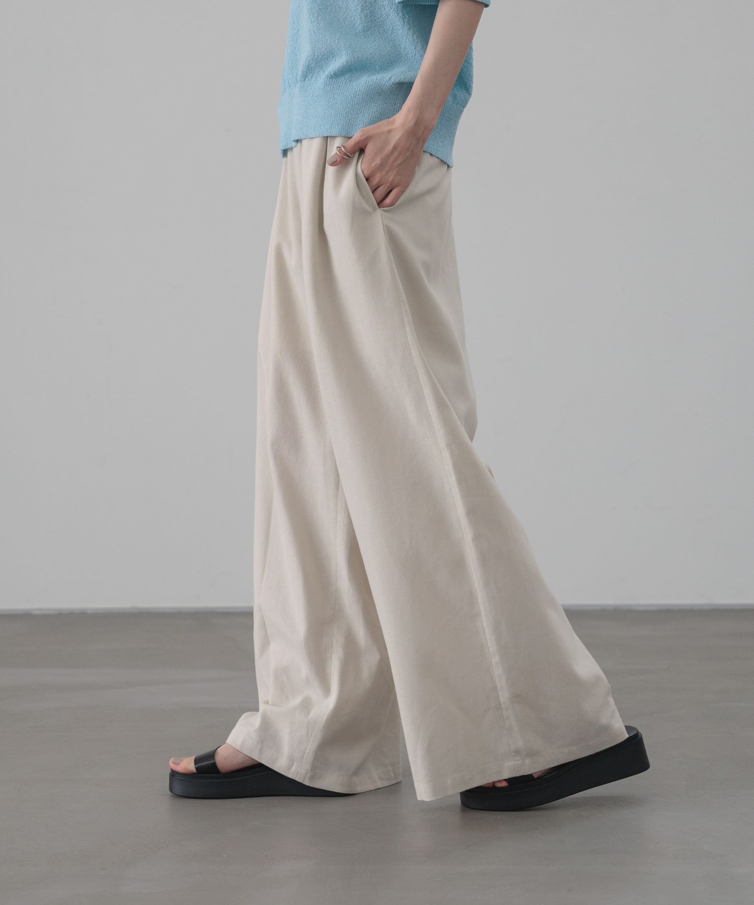 LOWRYS FARM「ソフリネンワイドパンツ」|その他|NTL