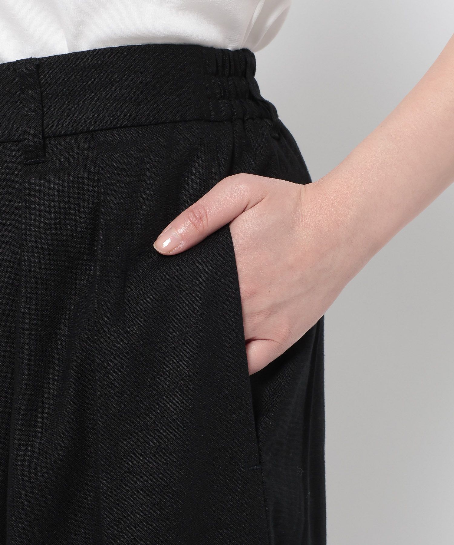 LOWRYS FARM「ソフリネンワイドパンツ」|その他|