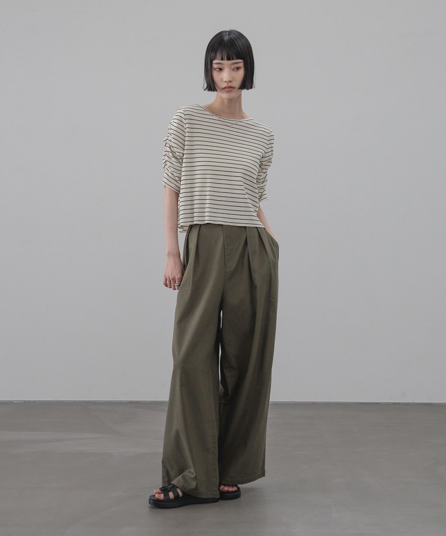 LOWRYS FARM「ソフリネンワイドパンツ」|その他|